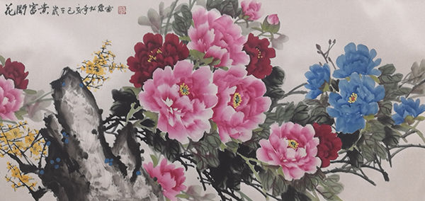 一枝独秀女中绘画奇才画家李松霞