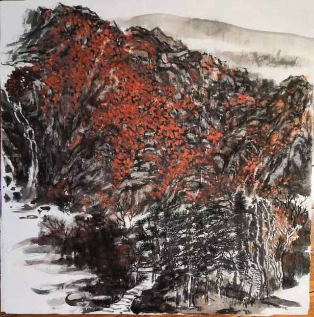 贵州画院名誉院长陈石国画,画家孙志钧赞"实至名归"