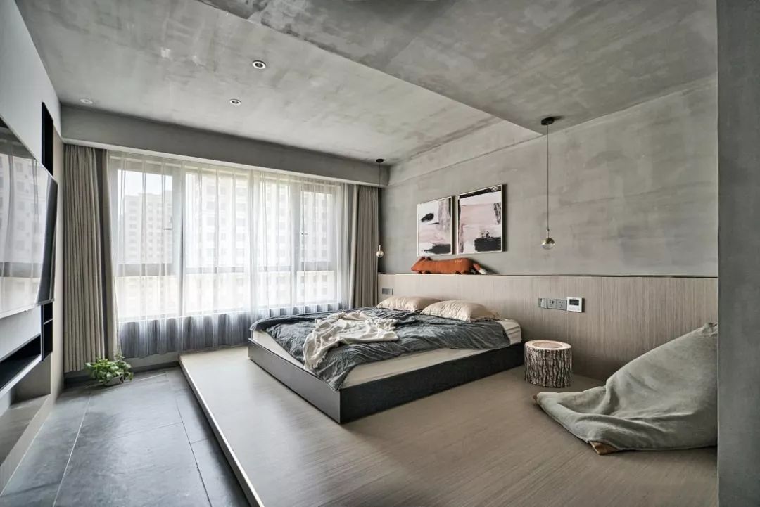 200平水泥工业风!清爽别致