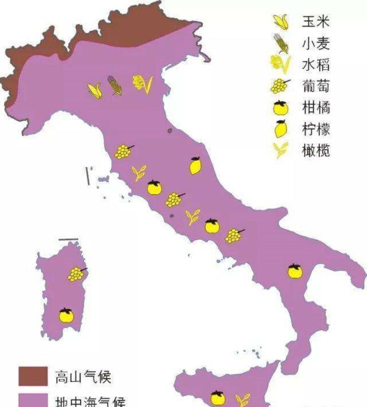 意大利农作物分布气候冲击(包括降水和气温)对于农业产出有怎样的影响