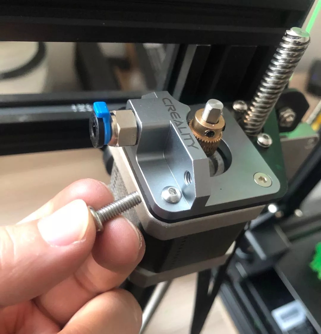 3d打印机教程ender3如何升级金属挤出夹创想三维