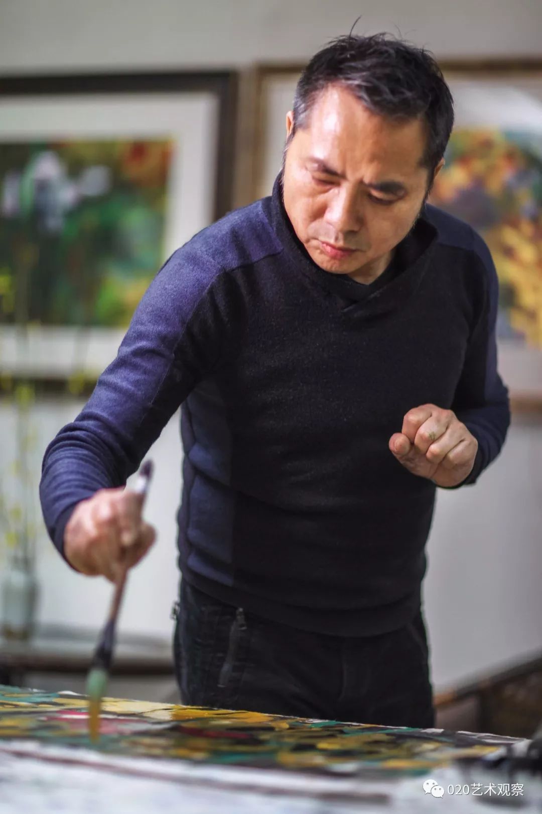 1978年先后师从画家吴国光,林光,陈挺,刘牧等先生.