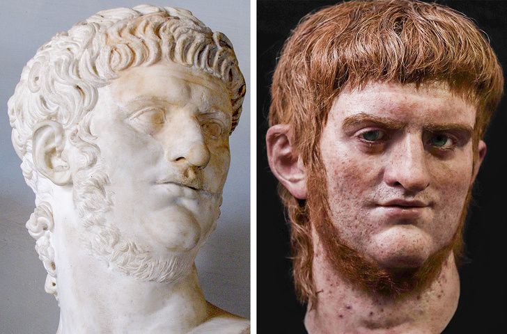 欧洲历史人物复原图圣诞老人原型是秃头凯撒大帝看起来像憨豆