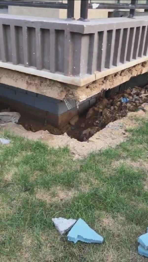 济南鲁能麓府地面沉降,车库漏水续:修复完成无验收引担忧__凤凰网