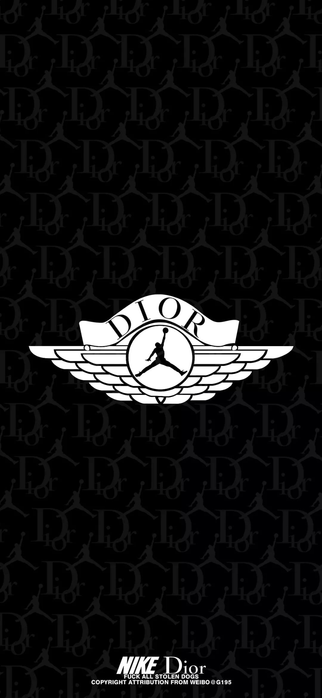 壁纸丨nike与dior的联名,长这样?