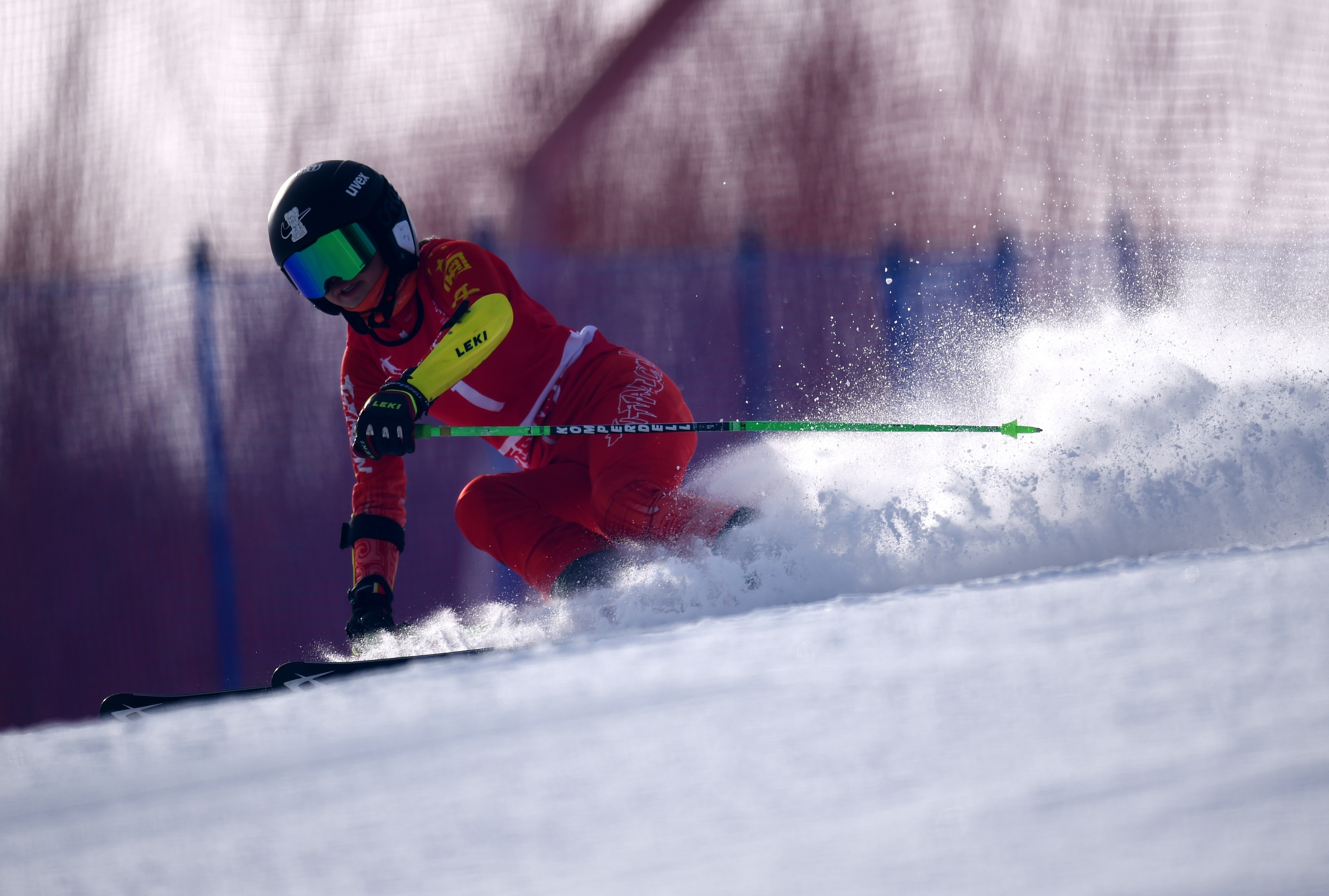 高山滑雪第十四届全国冬季运动会大回资格赛赛况