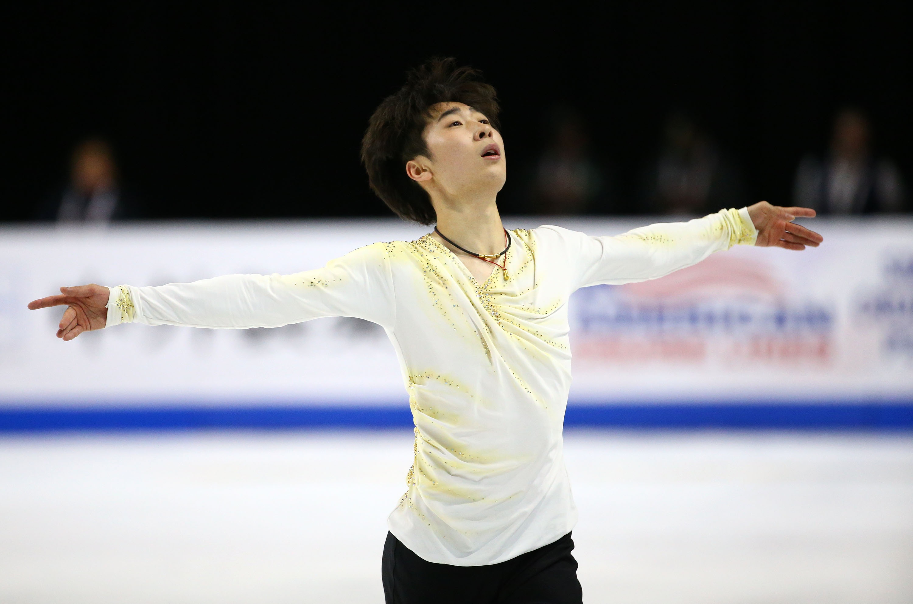 花样滑冰美国站金博洋列男单短节目第九位