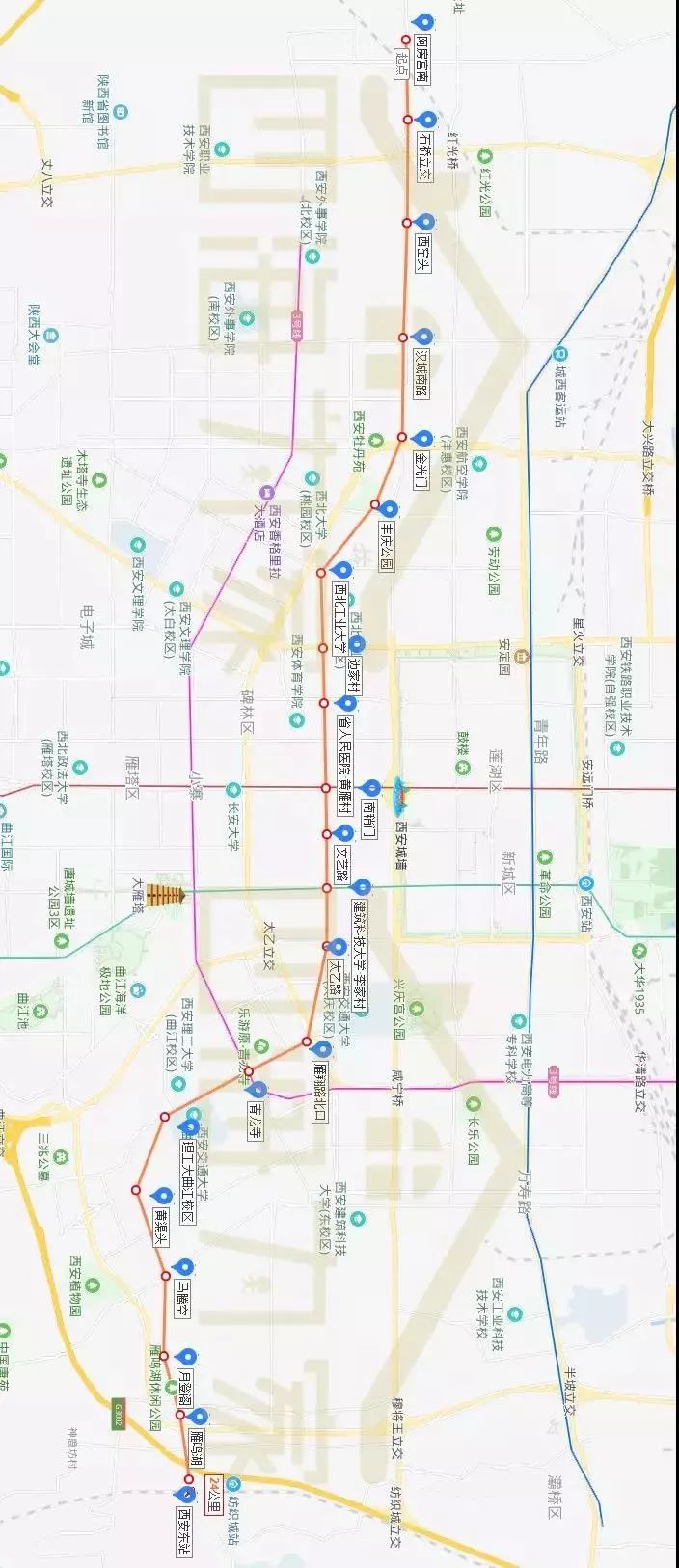 科技八路站:碧桂园高新时代,天地源万熙天地 科技六路站:万达西安one