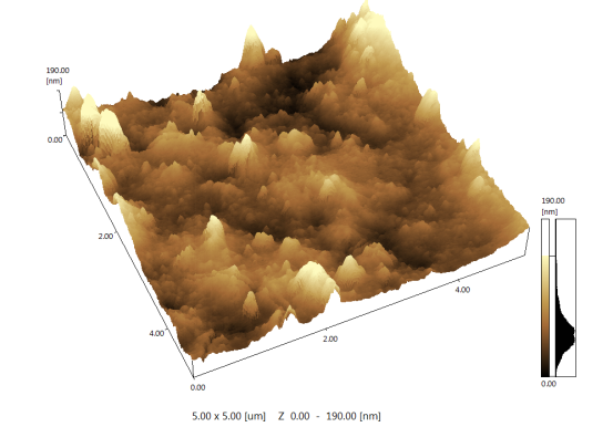 碳材料三维形貌图
