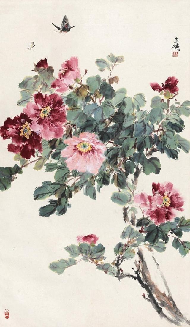 受教于多位国画大师,作品取材广泛-现代小写意花鸟名家王雪涛