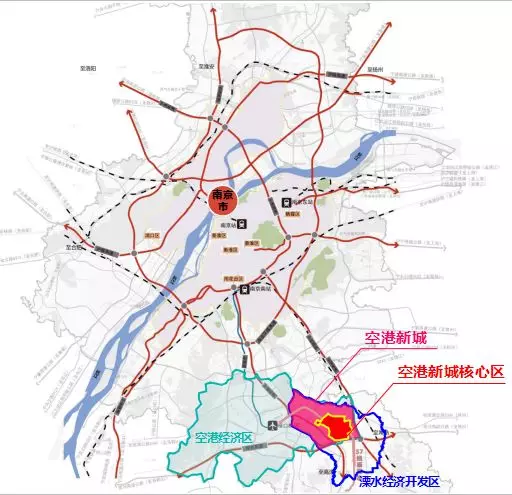 南京溧水空港新城规划图片