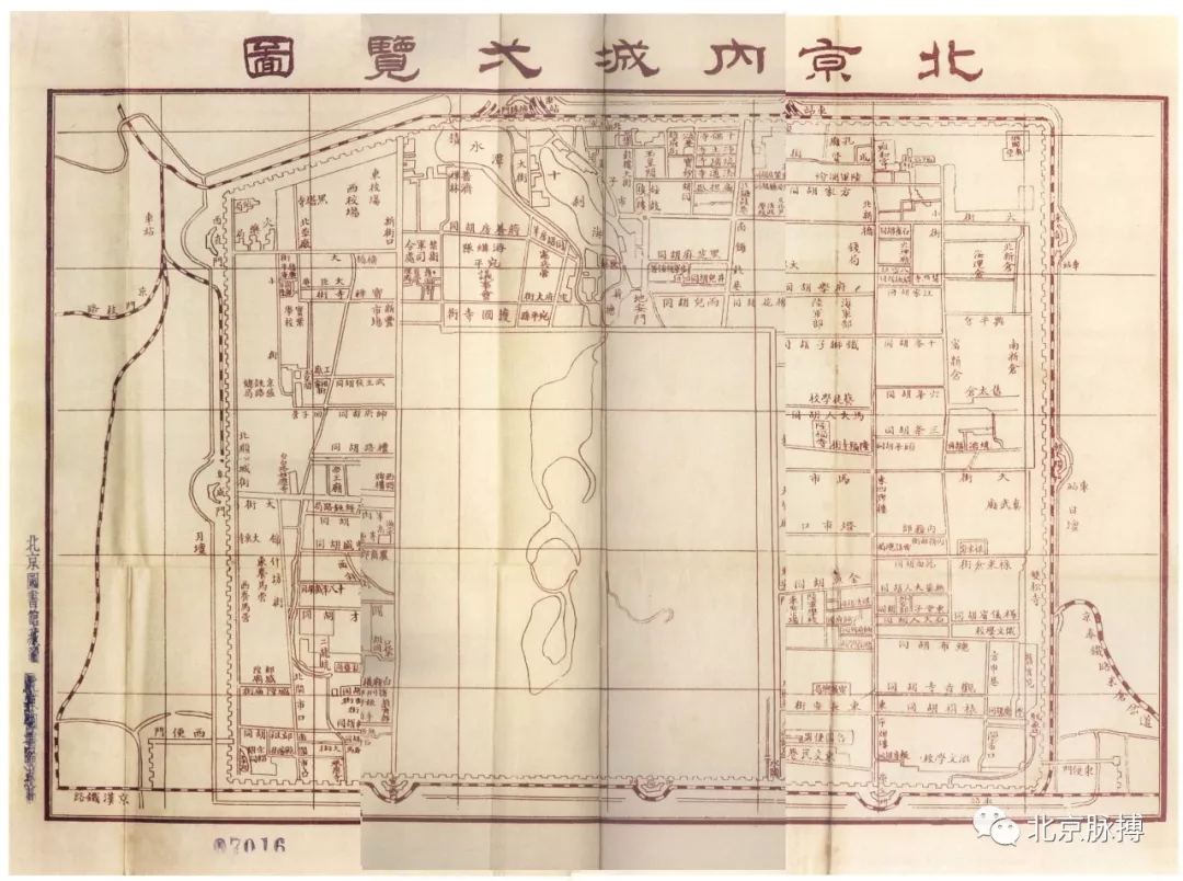 畫說北京丨13251950年69幅老地圖看盡北京城市歷史變遷