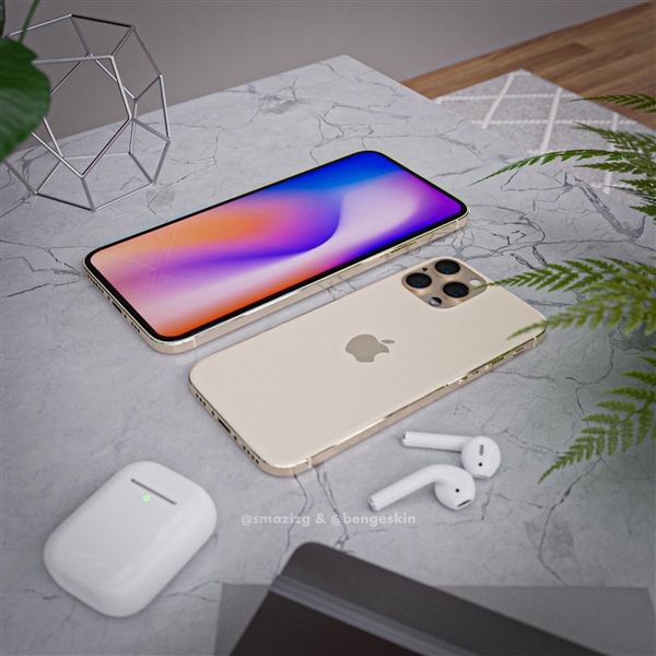 2020年版iphone概念图没有刘海儿喜欢吗