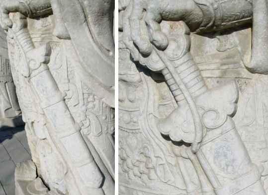 连阿Q都听过的兵器,还有个要命细节?从石像看中国古代实战鞭剑_凤凰网