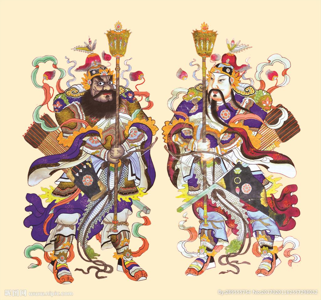 关于门神的来历,历史演变,常见门神是哪些?__凤凰网