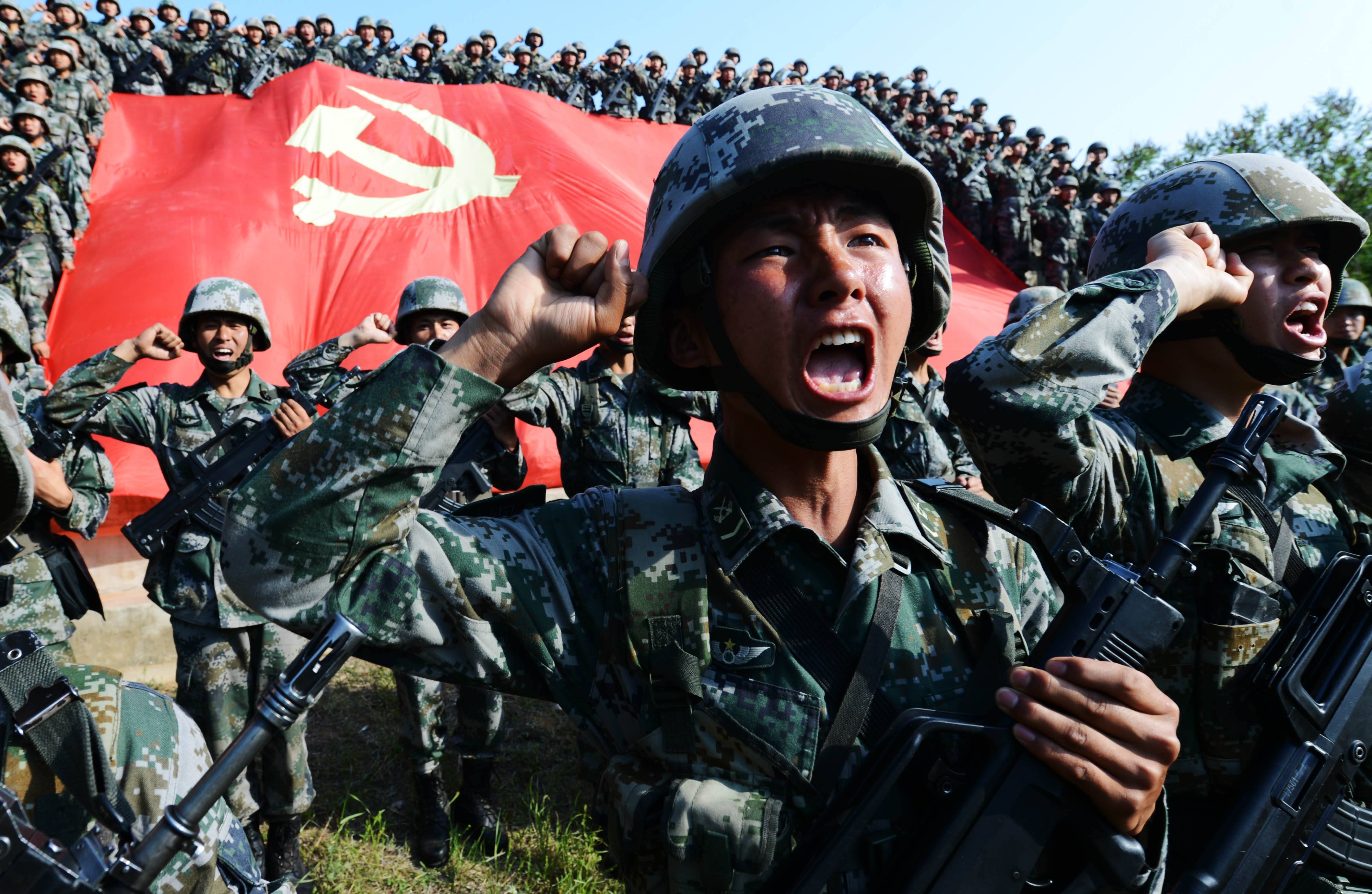 中国解放军霸气图片图片