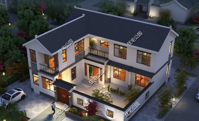 为了解决这个难题,我们设计了一栋"l"型的户型,"l"型