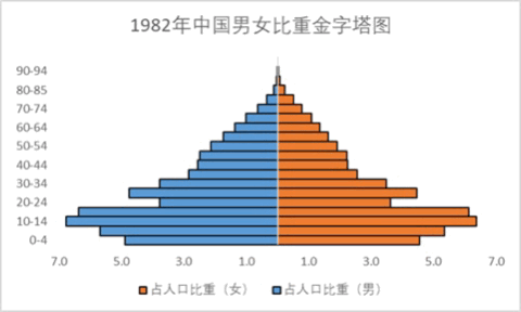 中国人口金字塔gif图片