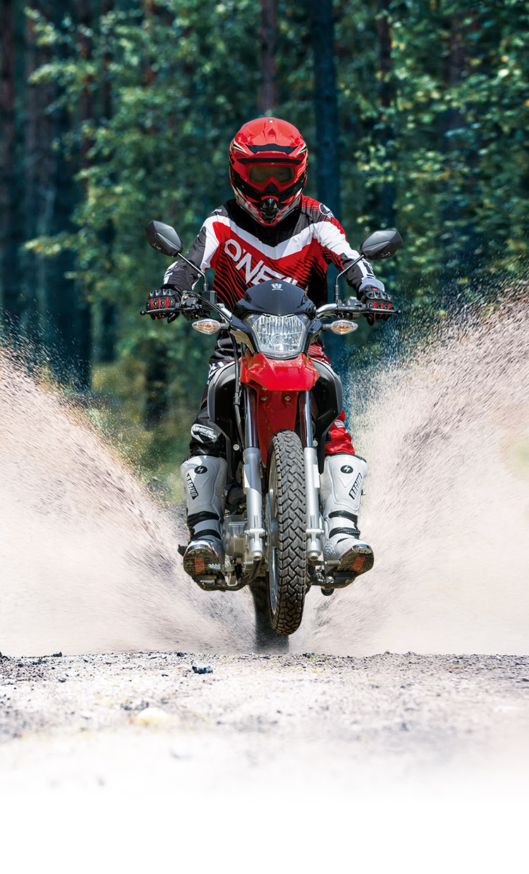 代步跑山两不误不多见的公路越野两用摩托车