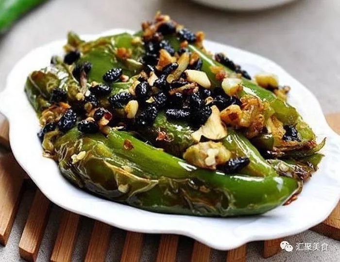 豆豉虎皮尖椒图片