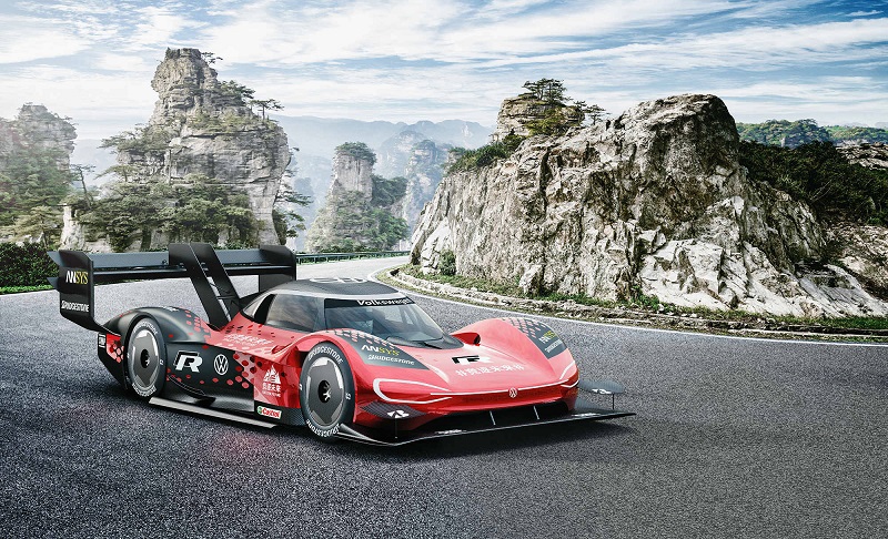 大众idr旨在于9月2日在天门山创写电动车类别新纪录