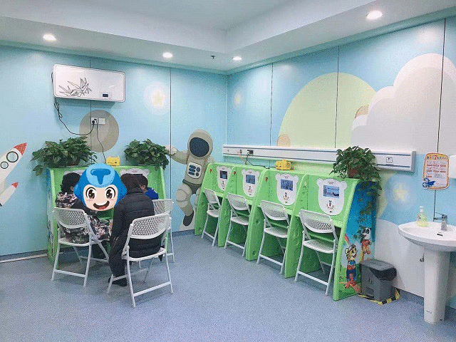 从恐惧到喜欢,今天我被这样一个儿科雾化室种草了.