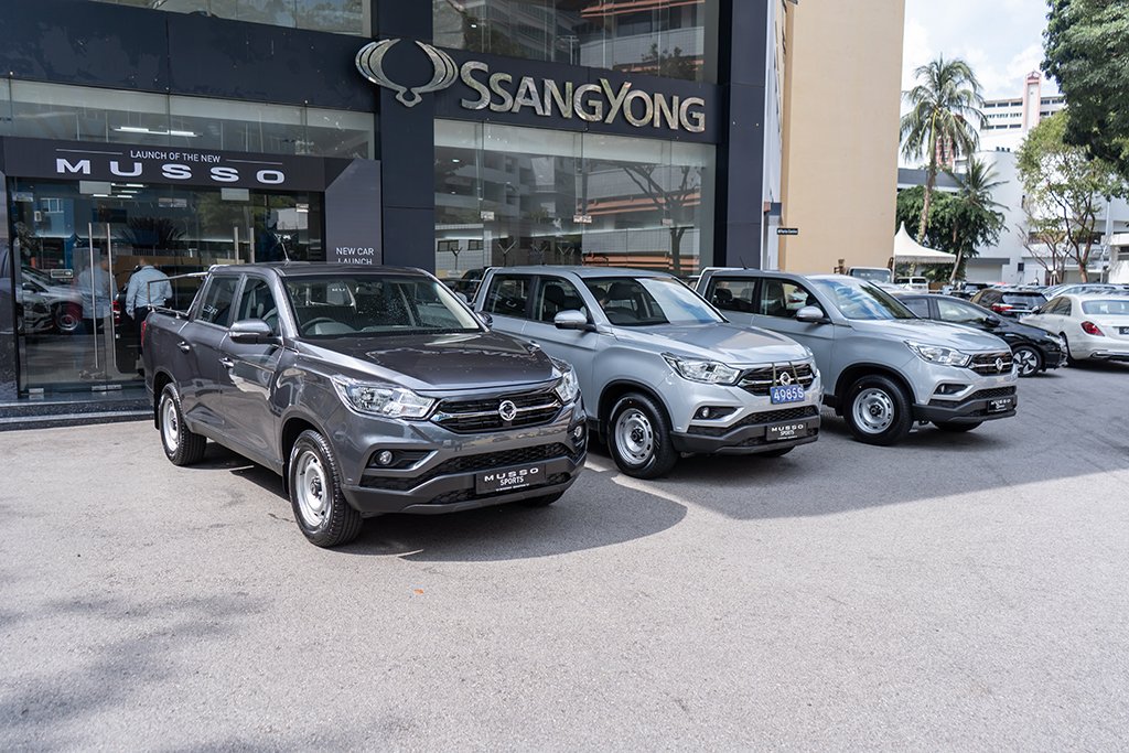 全新双龙mussogrand和mussosport