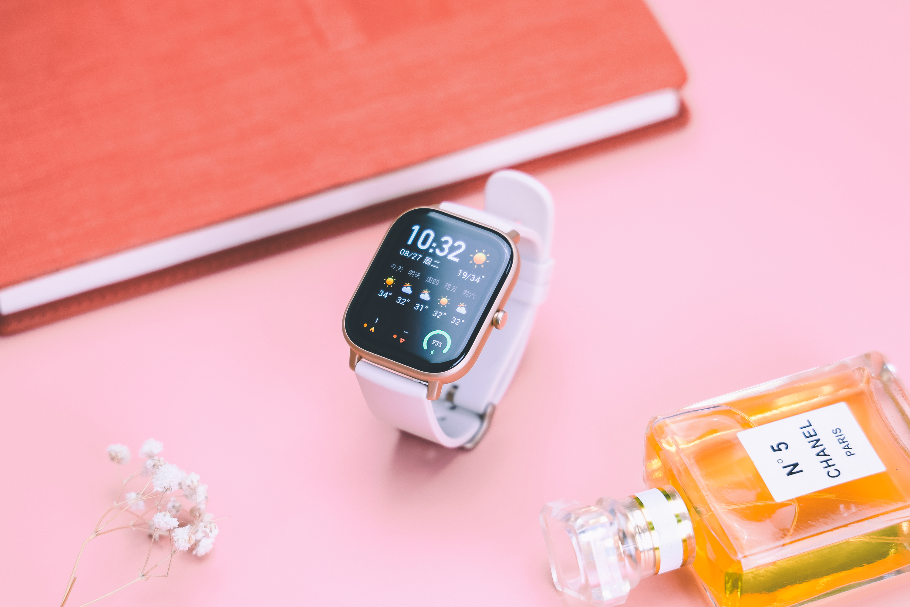 方形屏幕结合轻薄时尚设计 华米amazfit gts智能手表图赏