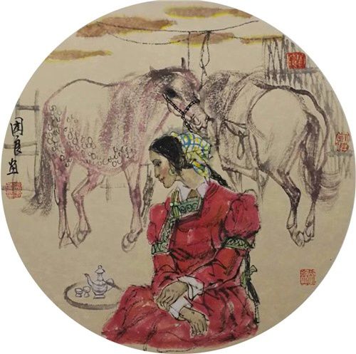 【书画名家】多姿多彩的生命礼赞——著名画家吴团良绘画作品赏析