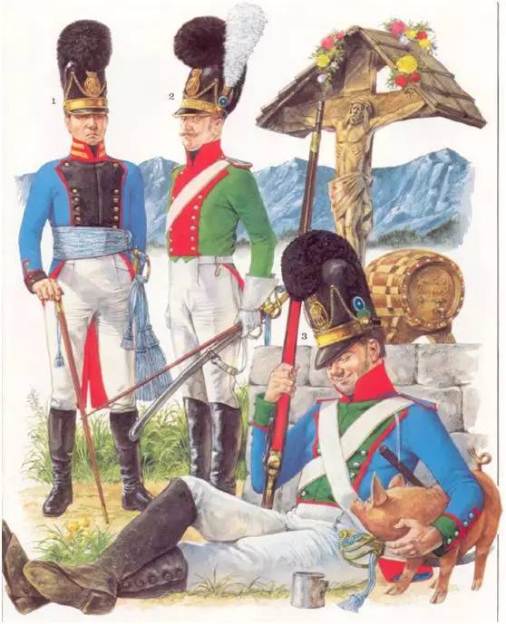 巴伐利亚的线列步兵