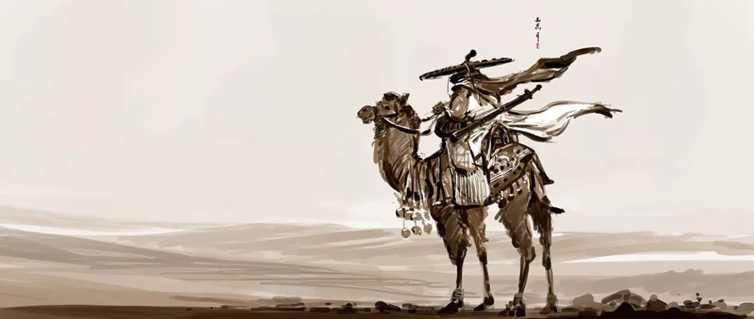 豪情万丈快意江湖插画作品分享