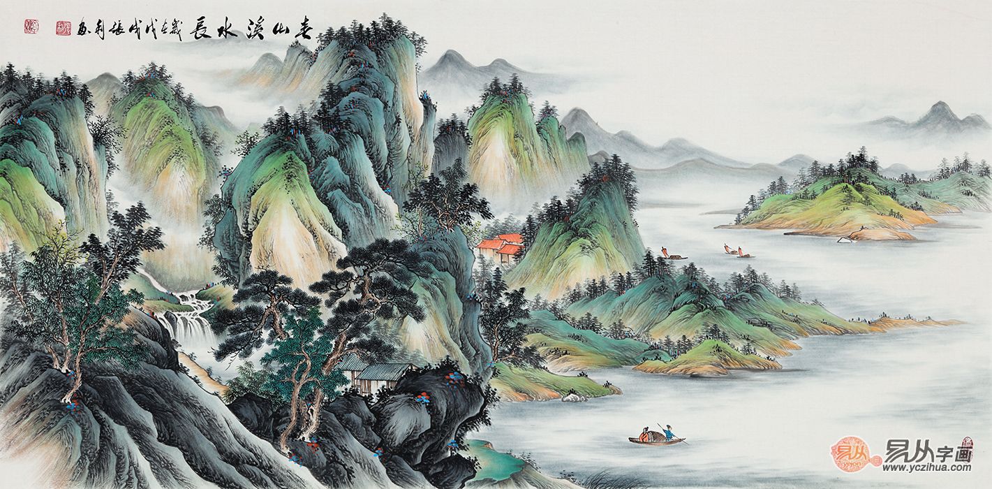 家中挂什么画不要犹豫就选张利山水画