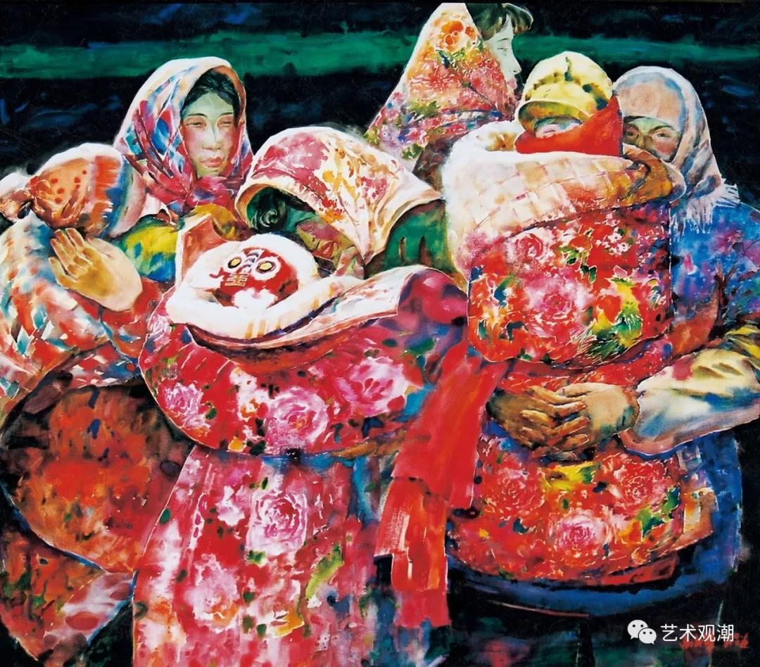 水彩 150×160cm 1999年 2003年原中国美协水彩,粉画艺委桓北