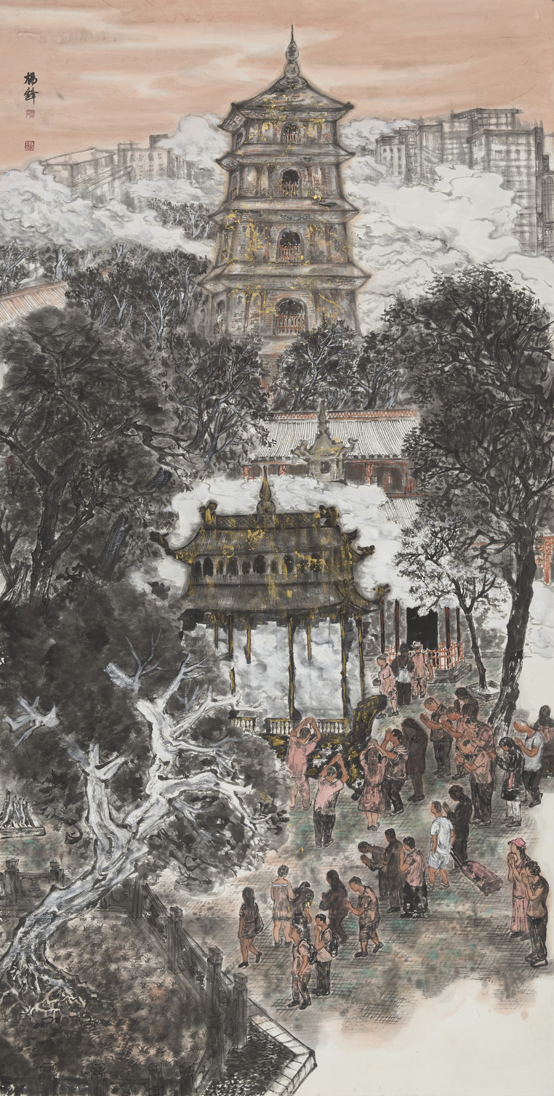 艺术趣味与精神守望——评杨锋都市水墨画