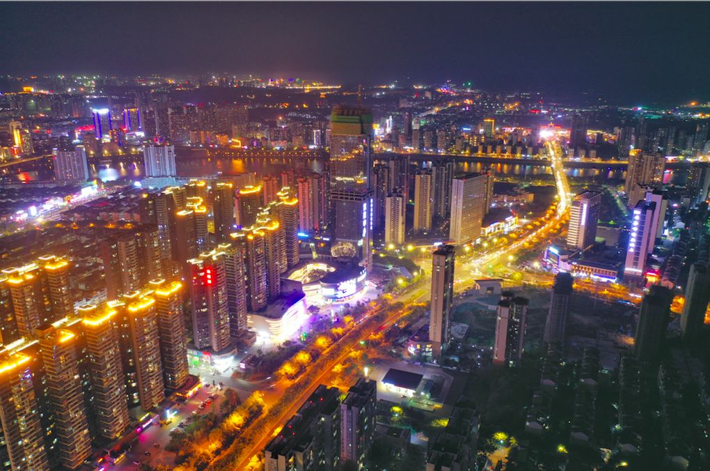 航拍丨江南宋城章贡区文化璀璨古迹多