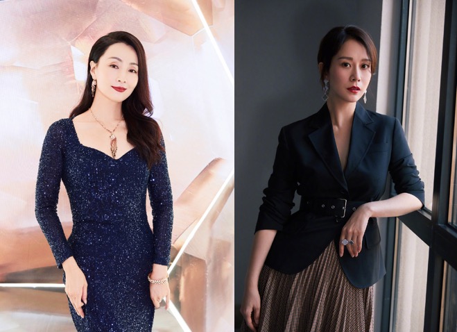 陶虹海清小欢喜后再同框大秀乳胸呼吁大家关注女性健康