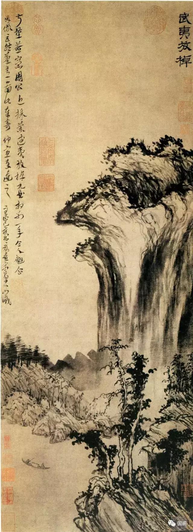 书画联盟丨山石勾皴擦染点画法要诀