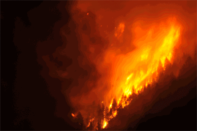 发现敲门人是住在14楼的小伙子苗钰 他一边喊着"着火了"一边忙着搬动