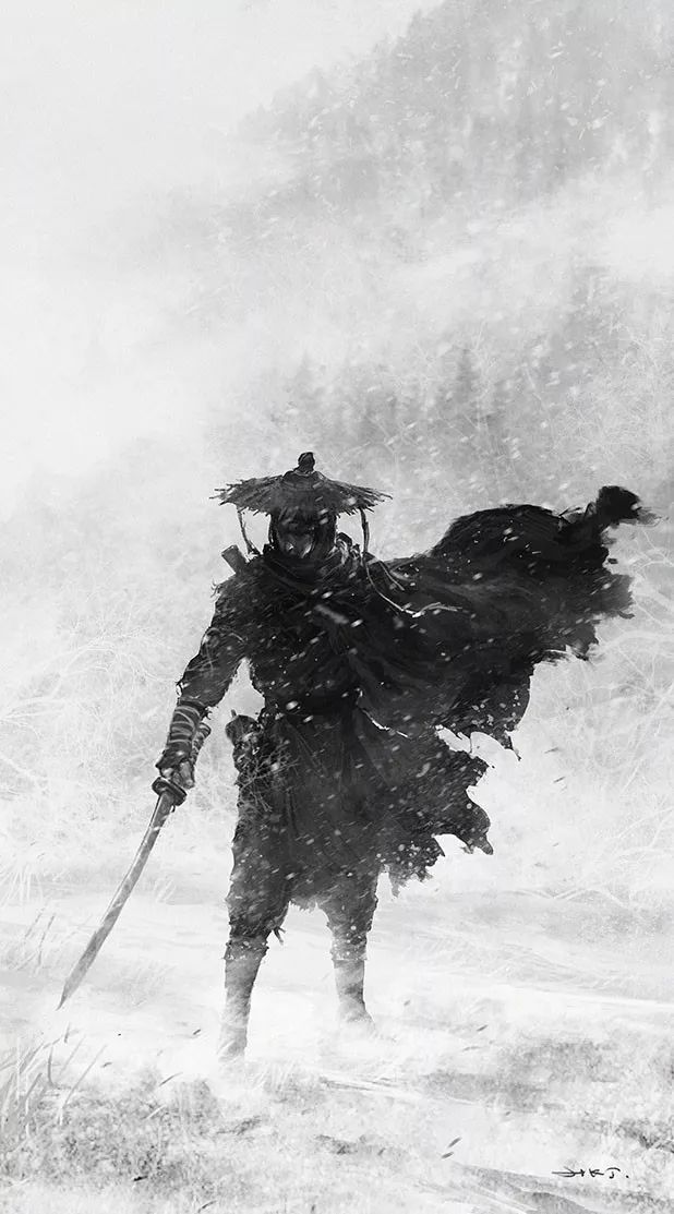 豪情万丈快意江湖插画作品分享