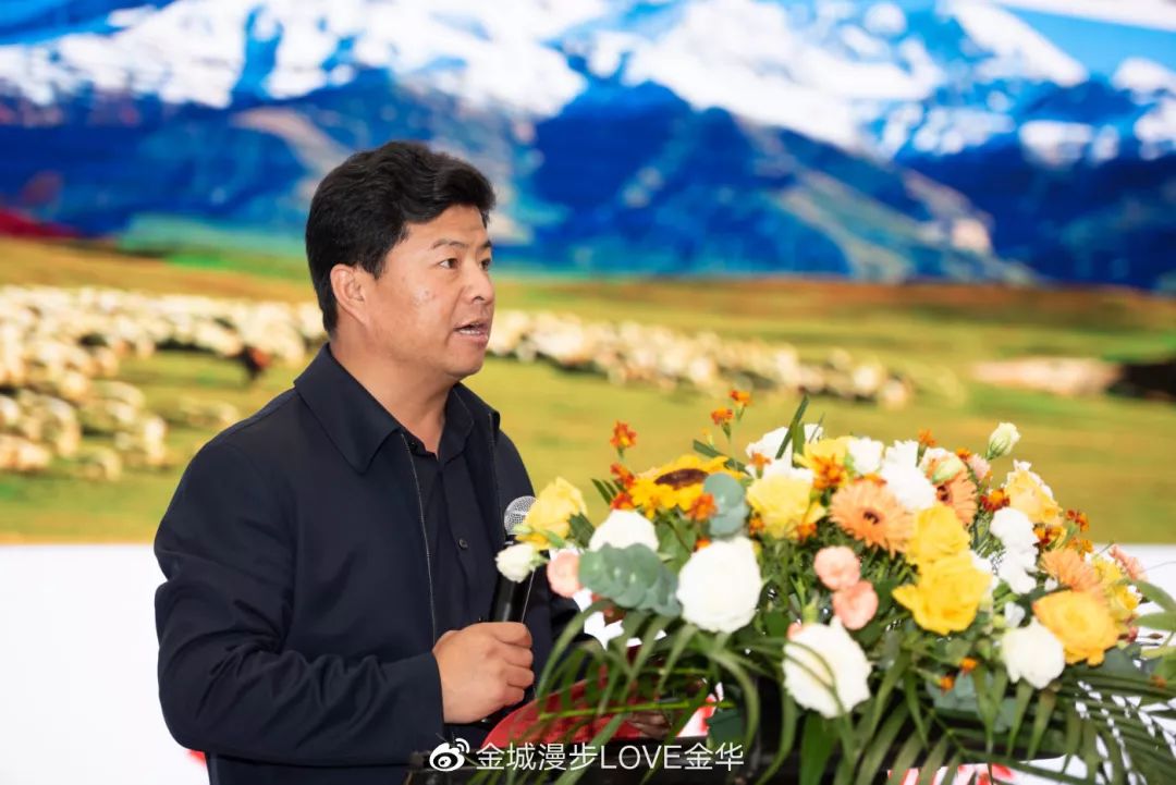 金华市人民政府副秘书长金春波,金华市委网信办主任吕贤,温宿县委常委