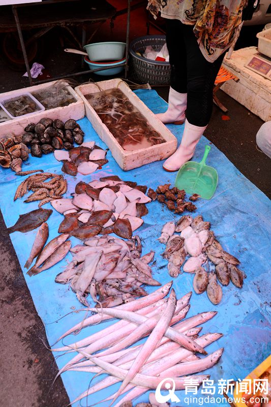 开海后 新鲜实惠的海鲜让沙子口大集人气火爆__凤凰网
