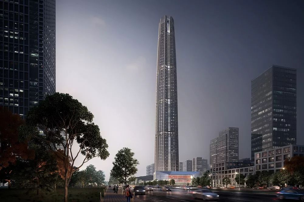 图:绿地501中国国际丝路中心效果图