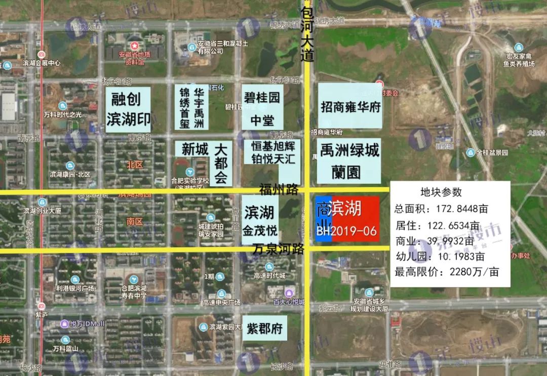 已是净地躁动了一整年的滨湖省府板块,几大纯新盘终于要在这个深秋