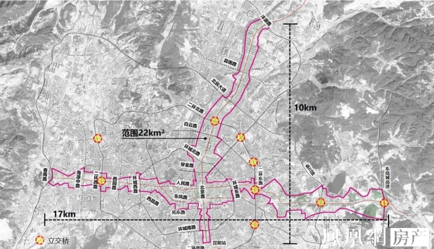 昆明二環內cbd重新規劃一心兩路與巫家壩呈貢有何不同