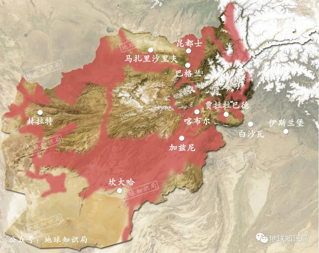 阿富汗人口密度图图片