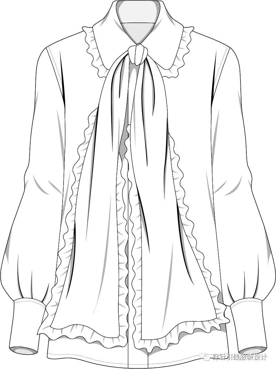 服装设计上衣外套裙裤等70款式图分享