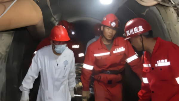 四川一在建隧道垮塌3人被困，176小时后获救