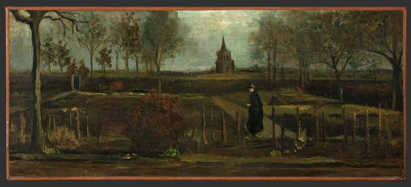 今年3月30日，在荷兰艺术家梵高167岁生日当天，阿姆斯特丹附近的拉伦辛格博物馆称，馆内梵高作品《春天花园》被盗。