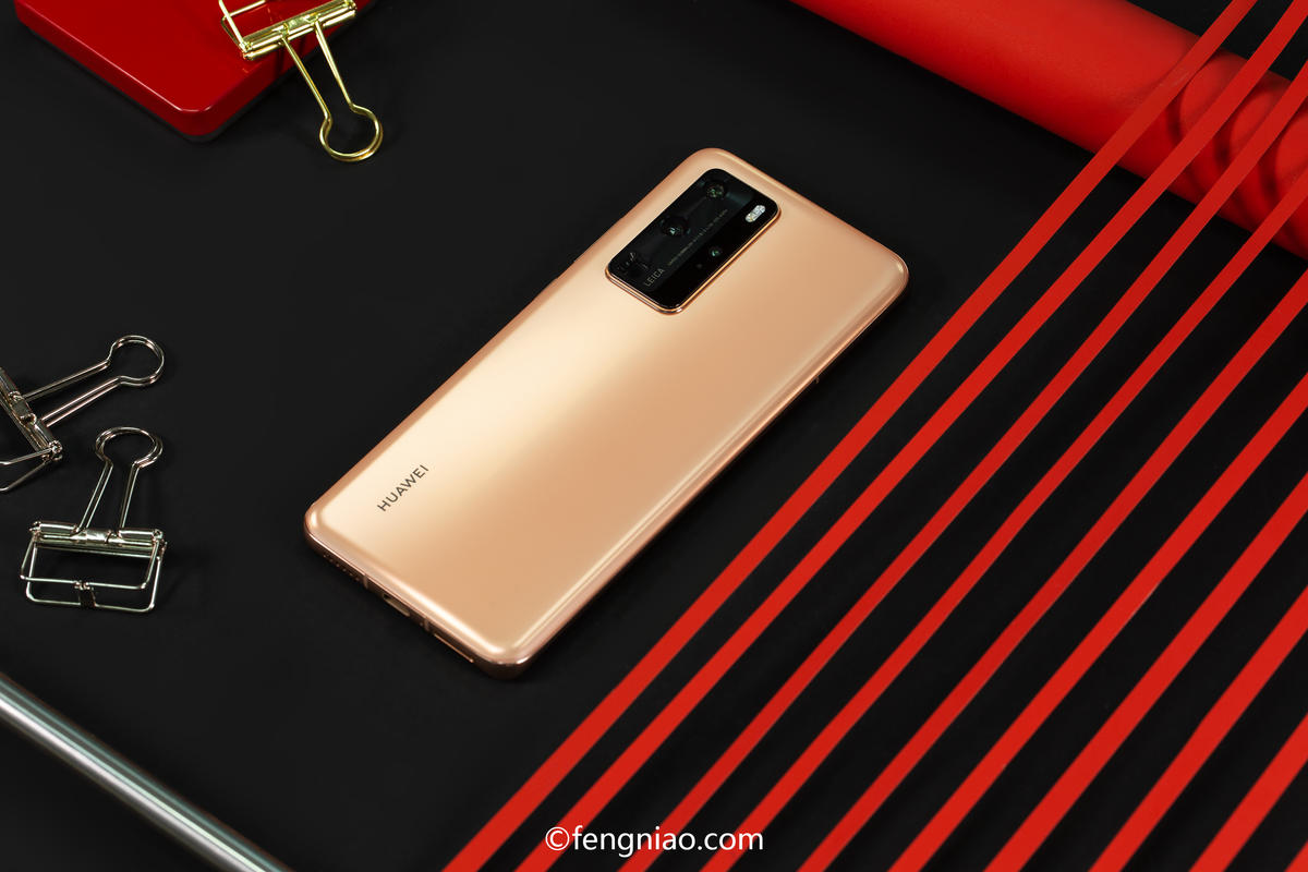 首款四曲面屏 华为p40系列双机图赏