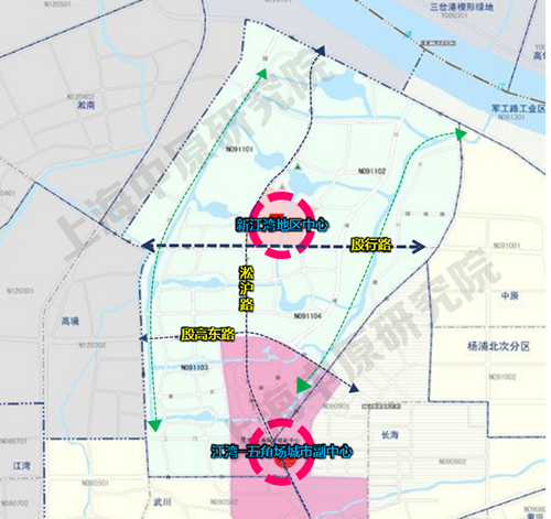 上海新江湾城地图图片